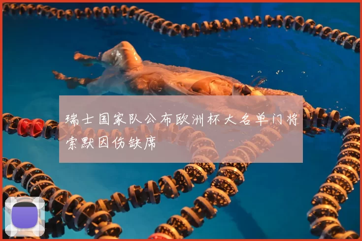 瑞士国家队公布欧洲杯大名单门将索默因伤缺席